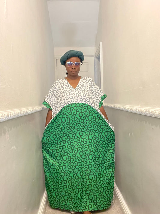 African ready to wear dress/ Ankara boubou dress