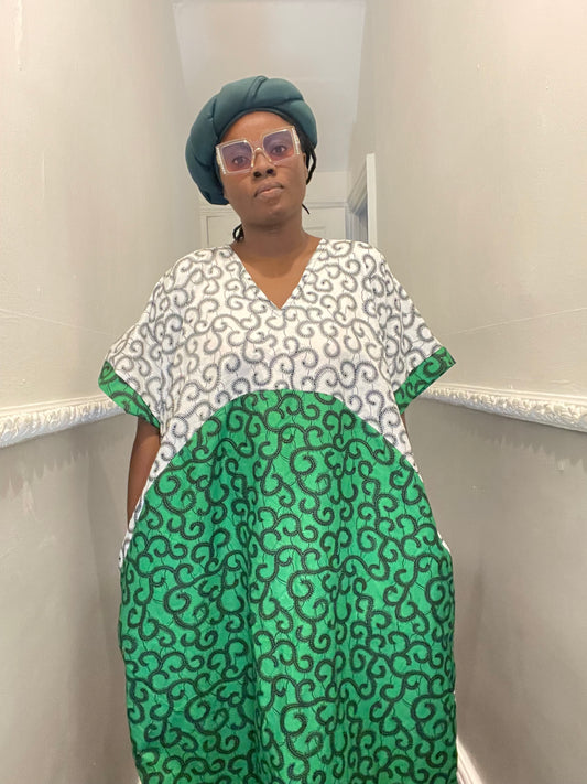 African ready to wear dress/ Ankara boubou dress