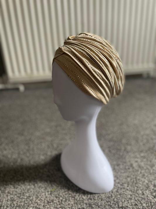 Stoned turban cap