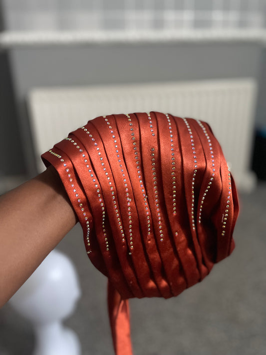 Embellished turban cap