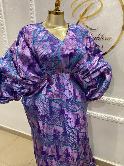 Brocade boubou dress
