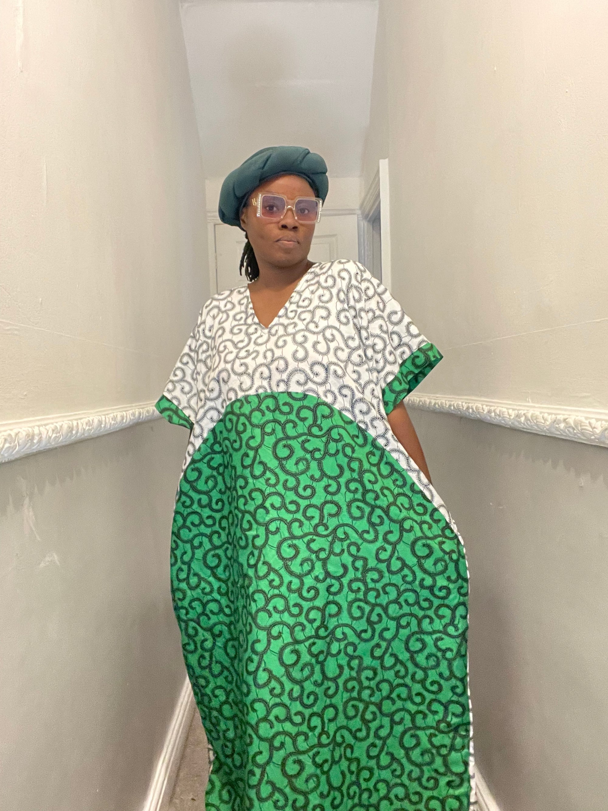 African ready to wear dress/ Ankara boubou dress